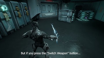 Warframe  - Exalted Blade (Energy disappearing)