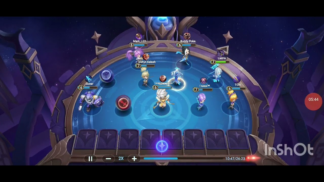 Magicchess, Aurora 2 star, 6 weapon master, 6 doomsworn, 4 shadeweaver