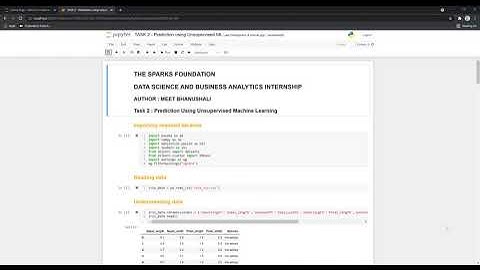 MEET BHANUSHALI - Data Science and Business Analytics Internship Task 2 - #tsf #gripjune21