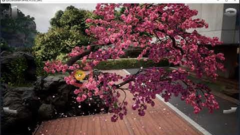 UE4 Zen Garden Cherry Blossoms
