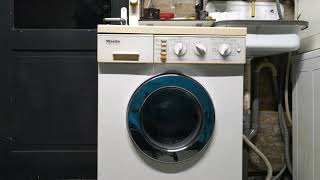 Miele WT745: Cottons 50 with prewash (Part 1: Start, prewash and main wash)