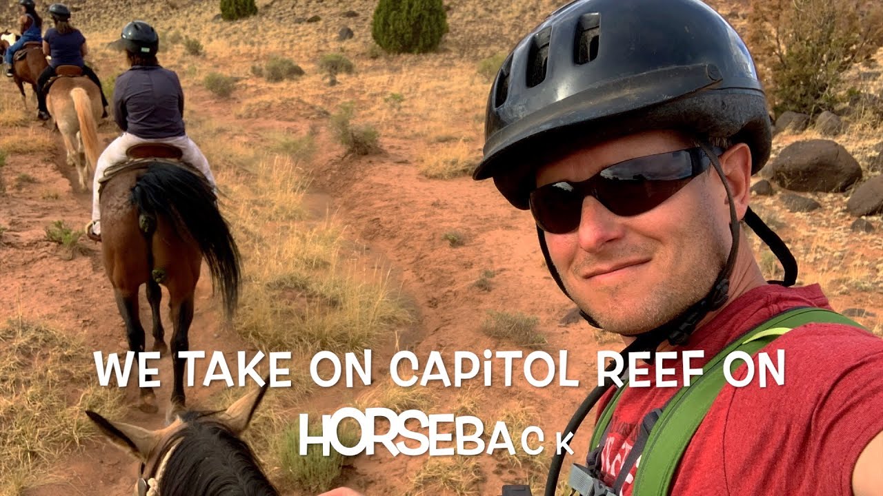Capitol Reef on horseback.  What could go wrong?