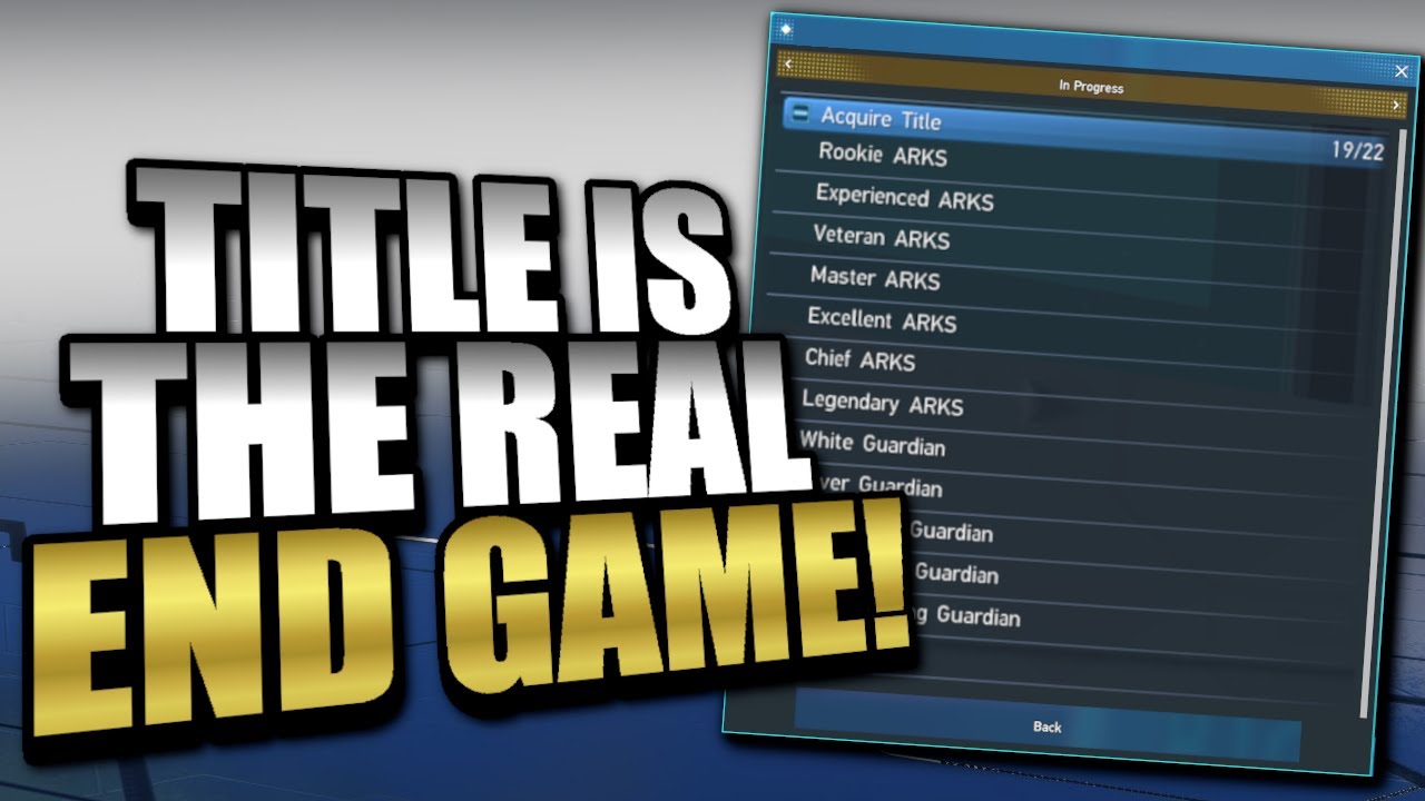 PSO2 NGS Title System Is BIGGER Then You Know! | PSO2 NGS Update - YouTube