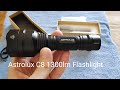Astrolux C8 - 1300lm Flashlight - Unboxing & Outdoor Test