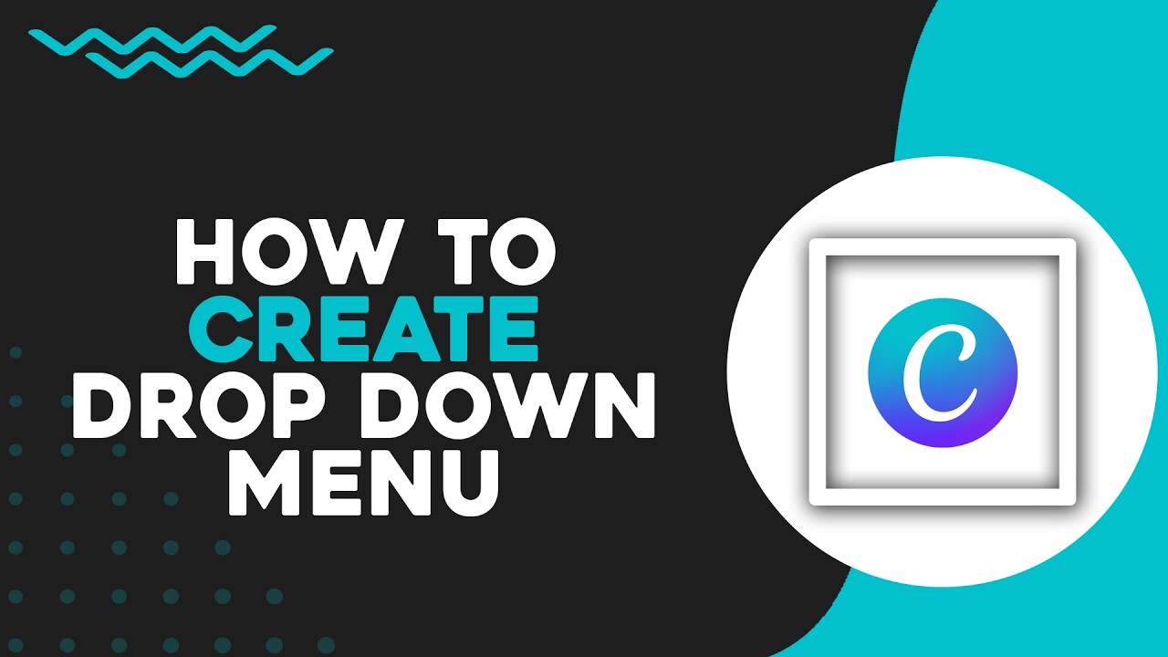 How To Create Drop Down Menu In Canva Website (Easiest Way) - YouTube