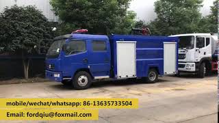 Dongfeng Duolika Fire Engine Water Tanker Fire Engine Finish Produciton