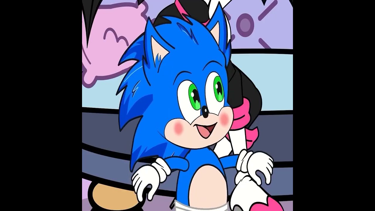 Bad Sonic Daddy & Mom Rouge - Sonic! Please Don't Leave Me Alone - Sonic Life Stories 