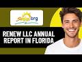 HOW TO RENEW YOUR LLC ANNUAL REPORT IN FLORIDA WITH SUNBIZ 2026! (FULL GUIDE)