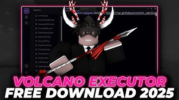 Roblox Executor "Volcano" No Key - #1 FREE Roblox Script Exploit (98 sUNC, Full Showcase 2025)