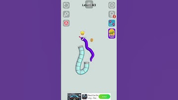Tangled snakes game level 43 best gameplay