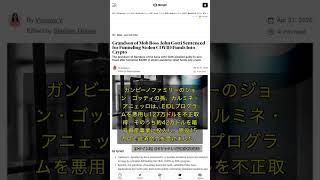 🧐👉 コロナ救済金詐欺で暗号資産流用、ゴッティ孫に実刑判決 #QixNewsCrypto