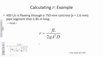 CE 331 - Class 8 (7 Feb 2019) Hardy Cross Method (loop method) for pipe networks
