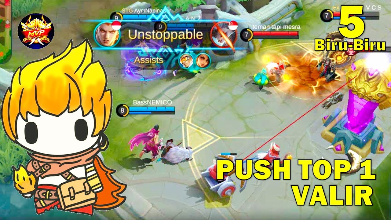 Push Top Valir | Biru Biru Deli Serdang