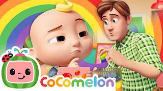 Jj And Daddy Make Rainbow Popsicles Cocomelon Nursery Rhymes For Kids