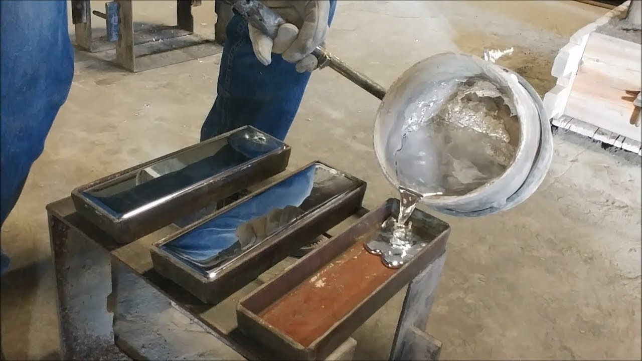 How To Cast Copper Ingots From Scrap !! 