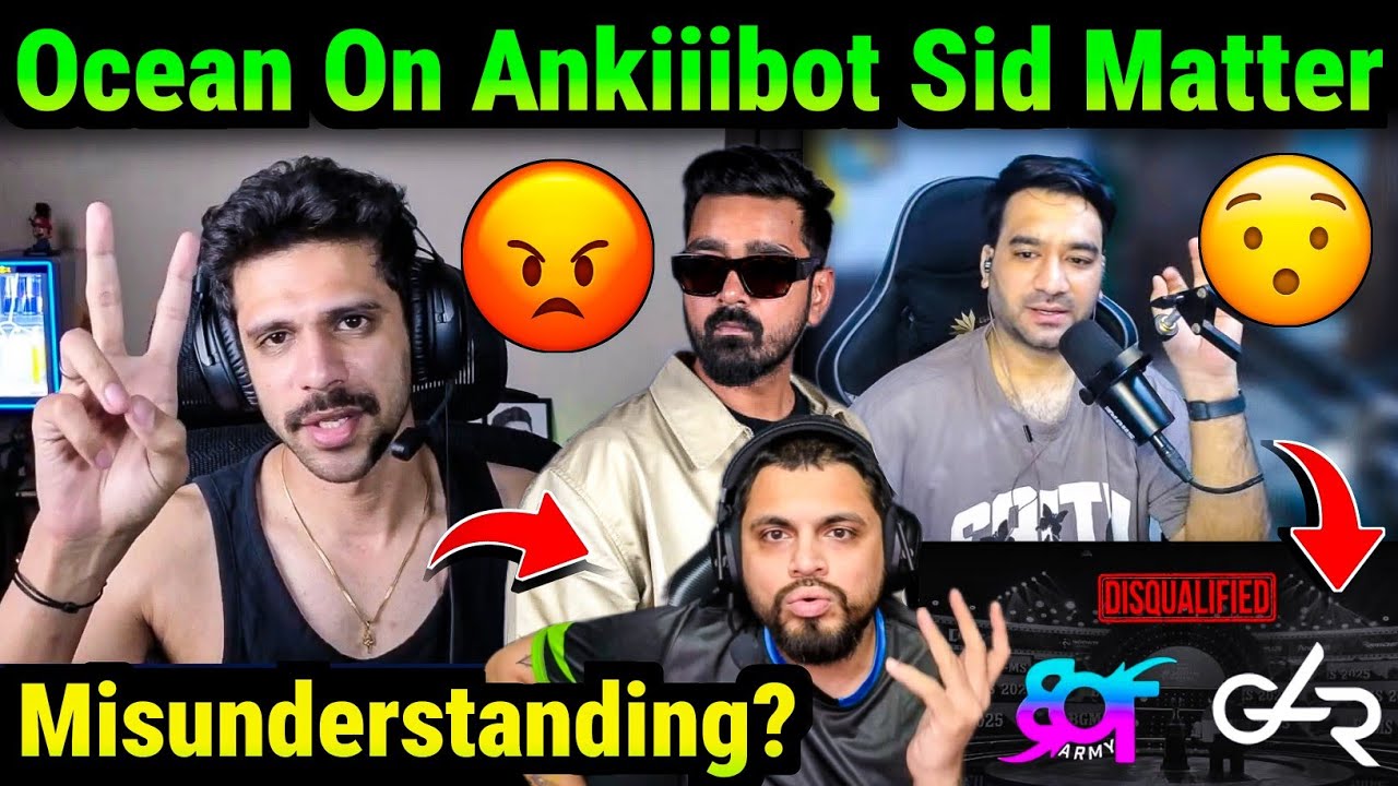 Ocean Angry on Ankiiibot vs Sid Controversy🚨😡 Gamezo On Disqualified Teams From BGCS🚫😯