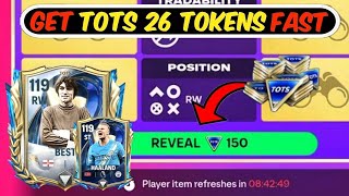 HOW TO GET 119 OVR PLAYERS EXTRA TIME TOTS 26 TOKENS PREMIER LEAGUE EVENT IN EA FC FIFA MOBILE 26