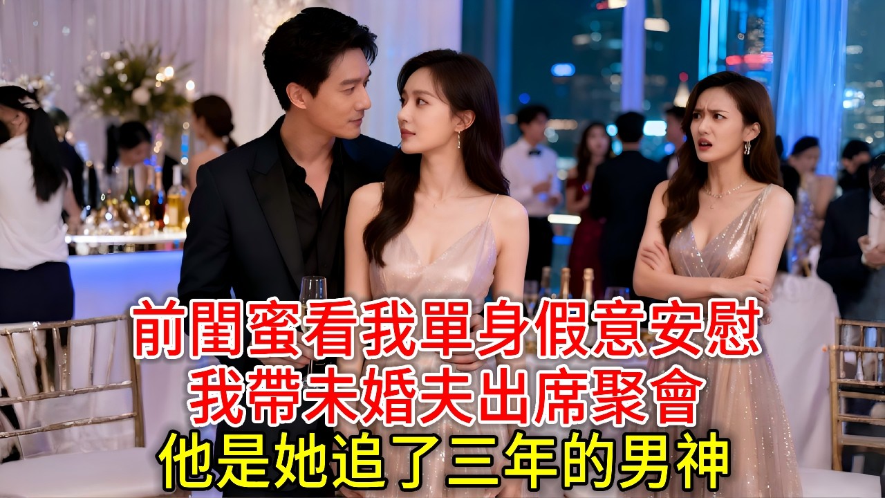 閨蜜看我單身假意安慰：“沒人要就別硬撐了”，我帶未婚夫出席聚會，是她追了三年的男神：“我的未婚妻很好。”#玖玖讲故事#现代爱情#女性主角#为人处世#生活经验#故事#小说#情感#婚姻#人生哲理