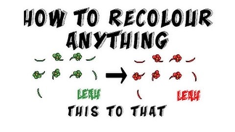 How to Recolour Pixel Art Super Fast | Tutorial