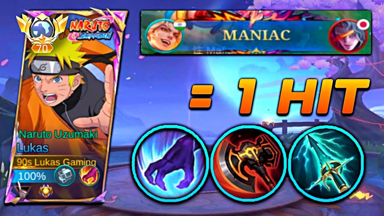 JUNGLE LUKAS 1 HIT BUILD (you must try!)🔥| MOBILE LEGENDS : BANG BANG