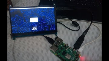 unboxing 7" Touchscreen  display  raspberry pi 4 use