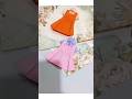 Origami paper craft ideas | Diy Paper dress #shorts #viral #paperdress