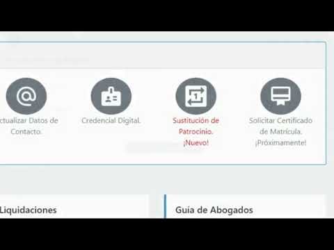 SUSTITUCIÓN DE PATROCINIO - Tutorial - Portal de Autogestión