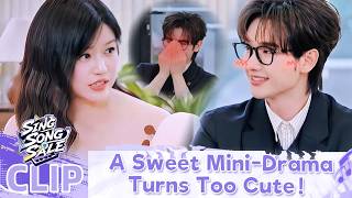 Download lagu [CLIP]Michelle Chen Teases Gao Qingchen Until He Blushes! Sweet Drama Mode ON! | Sing Song Sale