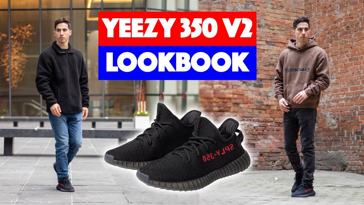 yeezy bred outfit