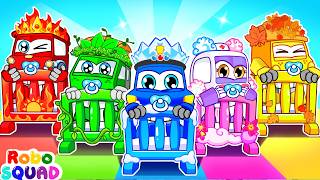Baby Care Song & I Want It Song | Learn Colors for Kids | RoboSquad Nursery Rhyme & Kids Songs