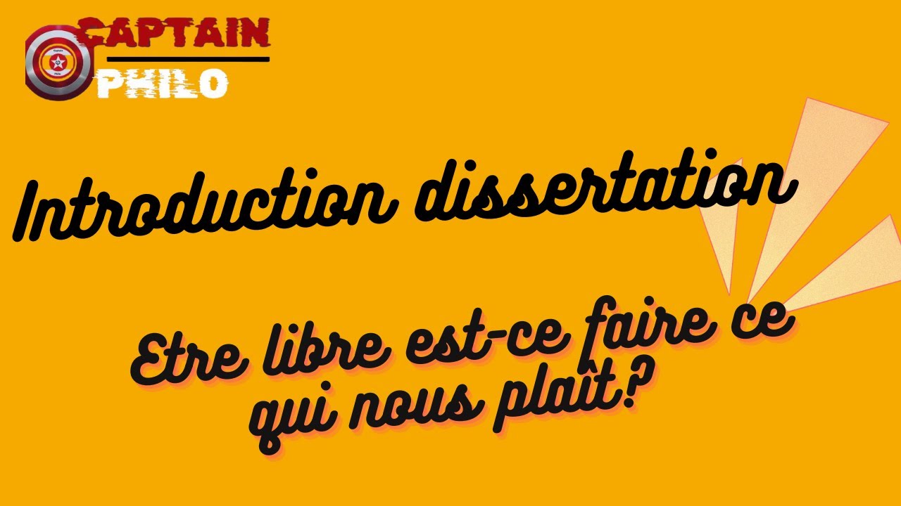 introduction dissertation : être libre est-ce faire ce qui nous plaît