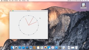 Draw Clock using Objective-C and Cocoa Framework