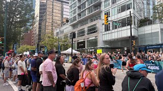 Lululemon Seawheeze 🏃- Half marathon starting line
