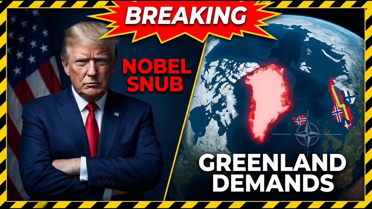 Trump Links Nobel Snub to Greenland Demands: Tariffs Threatened