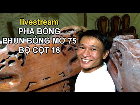 Video Livestream | Pha bóng mờ 75 và phun bóng bộ đào chim... - youtube