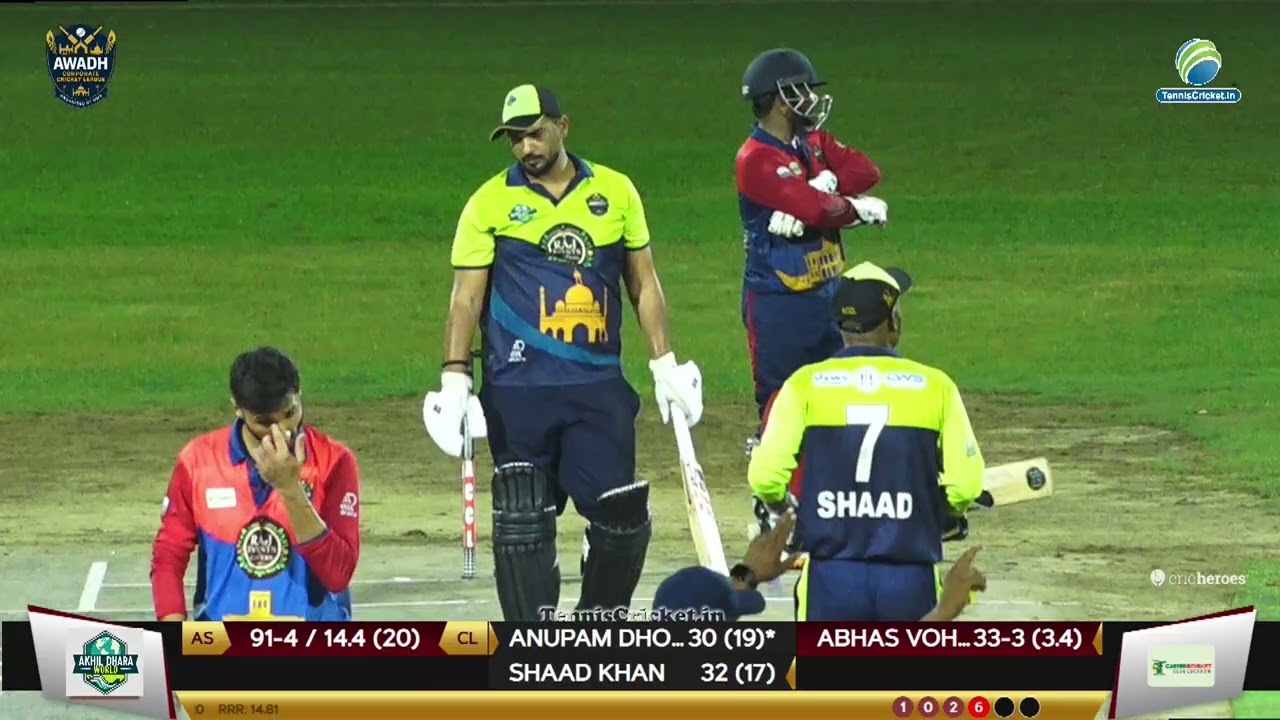 What an Match Winning Performance By Anupam Dhoni | Awadh Corporate Cricket League 2025