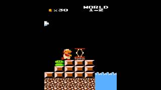 Nes Mario Bowser Castle World 1-2 Gameplay Walkthrough