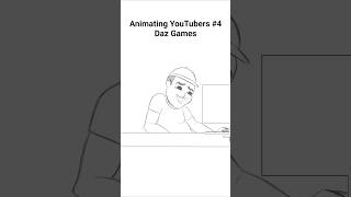 Animating YouTubers 4: Daz Games #shorts #youtubers #animation #2d #2danimation #funny #dazgames
