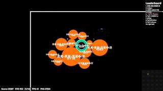 Agar.io // EPIC Split Run Teaming Gameplay \\