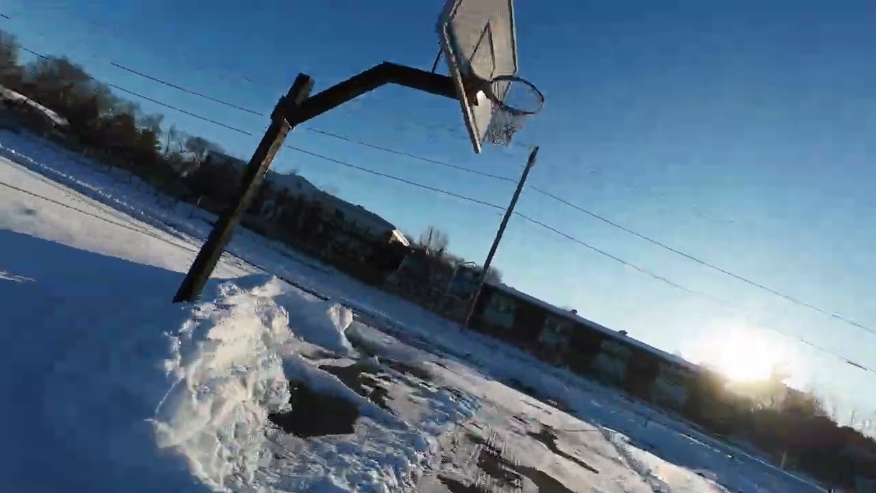 Practicing my Avata 2 (3rd flight) after a snowfall at Eccleston Field again