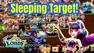 Sleeping Target Got DESTROYED! Crazy Rally Attack Fun Moments in Lords Mobile 😂🔥