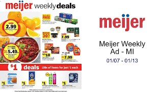 Meijer Weekly Ad - MI 01/07 - 01/13