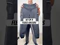 Set of 3 Fleece Cargo Joggers For Men. #sweatpants #fleecejoggers