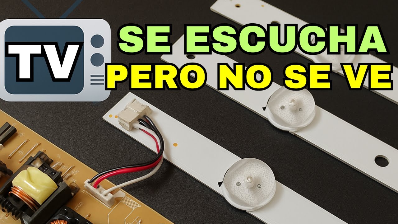 TV LG se oye pero no se ve 📺 | Cómo cambiar los LEDs del Backlight