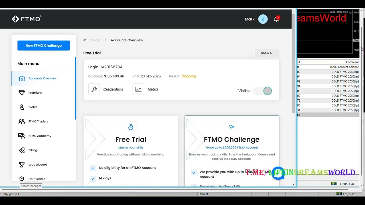 BEST FTMO PASSING EA 2025 - MAX DD JUST 0.7% By LifeInDreamsWorld Channel Official