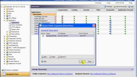 Netscaler VPX Configuration for SharePoint