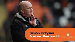 Southend Reaction (H) | Simon Grayson