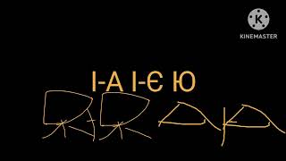 Early Cyrillic Alphabet song remake