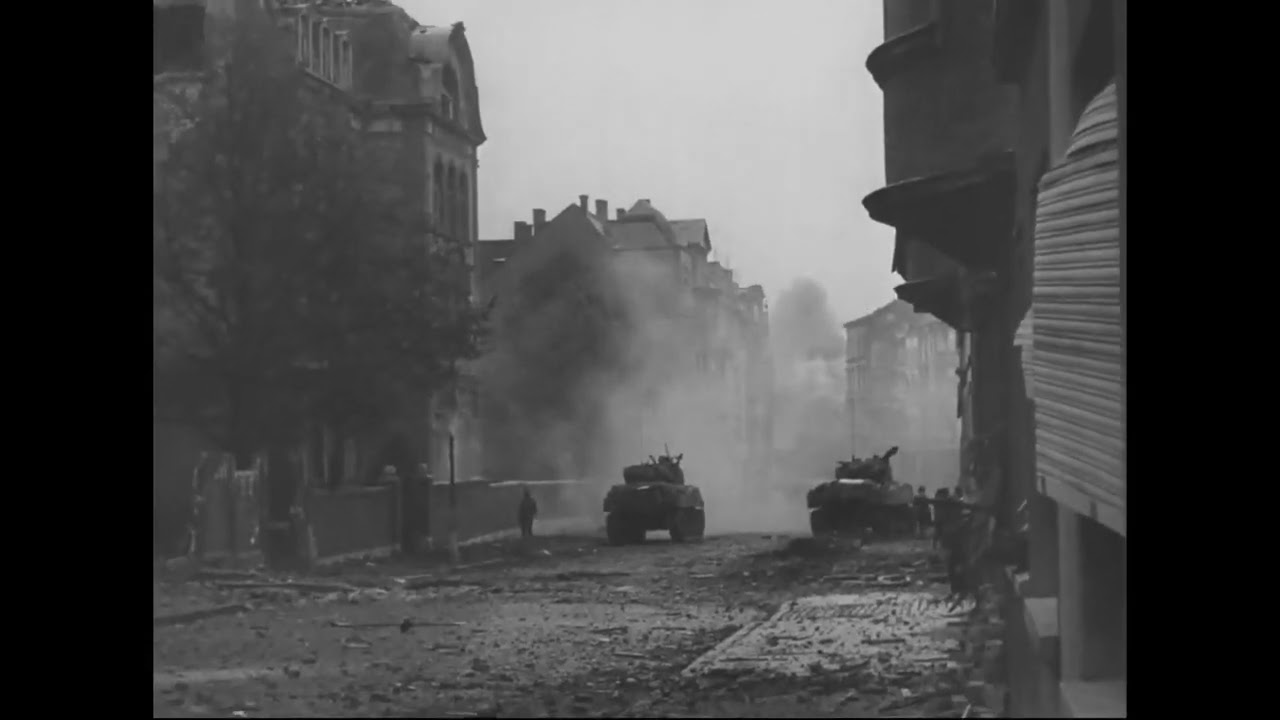 1st Infantry Division in Combat in Aachen  Germany  October 15  1944720P HD