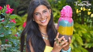 FullyRaw Rainbow Banana Ice Cream for Springtime & Easter! screenshot 3